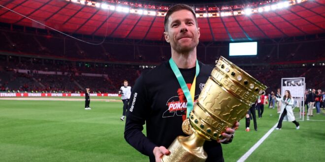 Xabi Alonso reacts to ‘unbelievable’ historic season as Leverkusen make history in DFB-Pokal final win