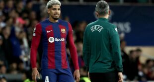 Injured Barcelona defender may not feature again this season, aiming for Copa America – report