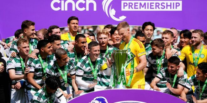 Comeback win gives Celtic Scottish championship celebrations