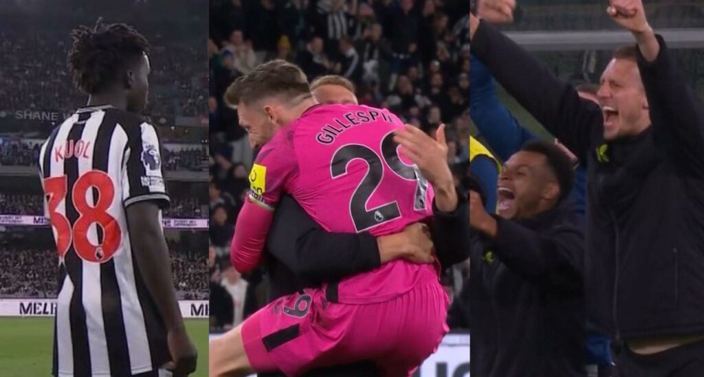 Newcastle beat Spurs after Isak goal, Pope error, Kuol debut & penalty drama Down Under