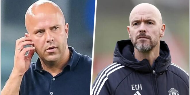 Man United boss Erik ten Hag aims dig at Liverpool manager Arne Slot