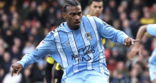 Haji Wright scores 19th goal of season for Coventry City