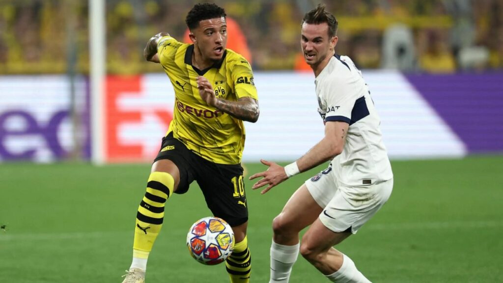 Sancho Sizzles As Dortmund Beat PSG In UCL Semi-Final 1st Leg