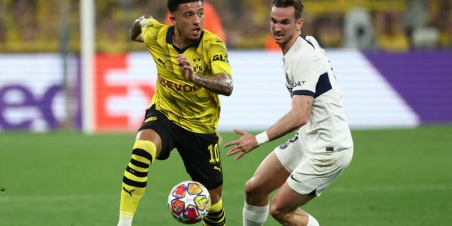 Sancho Sizzles As Dortmund Beat PSG In UCL Semi-Final 1st Leg