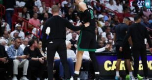 How much time will Kristaps Porzingis miss for the Celtics?