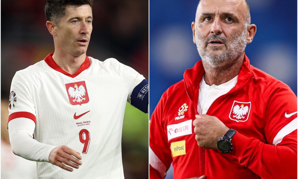 Poland manager aims dig at Barcelona squad for ‘not helping Lewandowski’