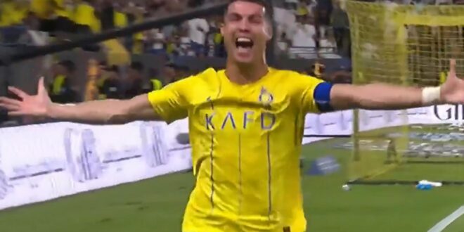 Cristiano Ronaldo goes crazy as Al-Nassr star breaks Saudi record