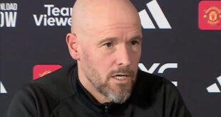 Erik Ten Hag admits important Man United midfielder ‘a doubt’ for Palace