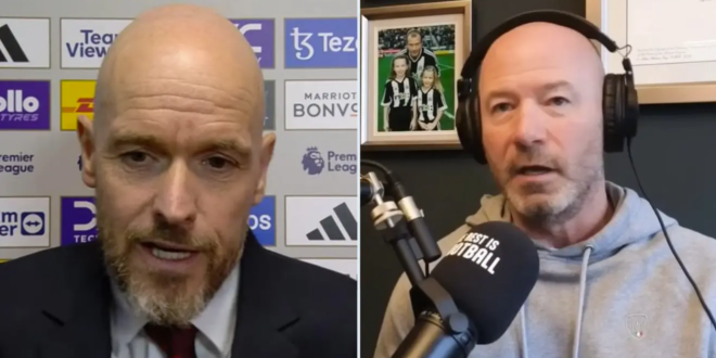 Alan Shearer rubbishes Erik ten Hag comments as Newcastle battle Man Utd for sixth spot