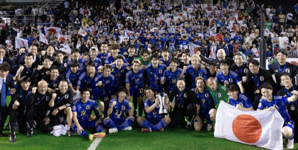 Japan win U23 Asian Cup against Uzbekistan with added time goal and a penalty save