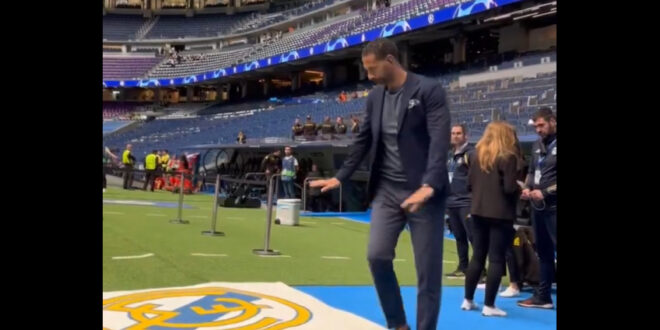 Rio Ferdinand makes a fool of himself in Madrid