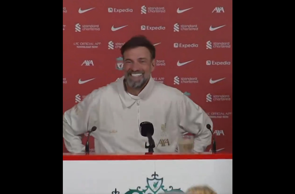 Klopp drops the F-bomb before his press conference