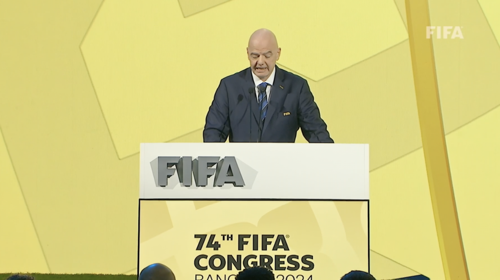 Infantino snubs the world’s media, refusing to hold a post-Congress press conference