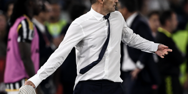 Juve’s Allegri fined and banned after Italian Cup final tantrum