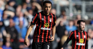 Tyler Adams remains out for Bournemouth due to back injury