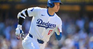 Dodgers’ Shohei Ohtani rounds off memorable week with first LA walk-off