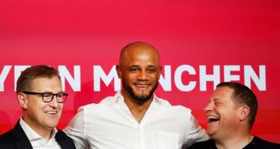 Vincent Kompany eyes Arsenal star as first Bayern Munich signing