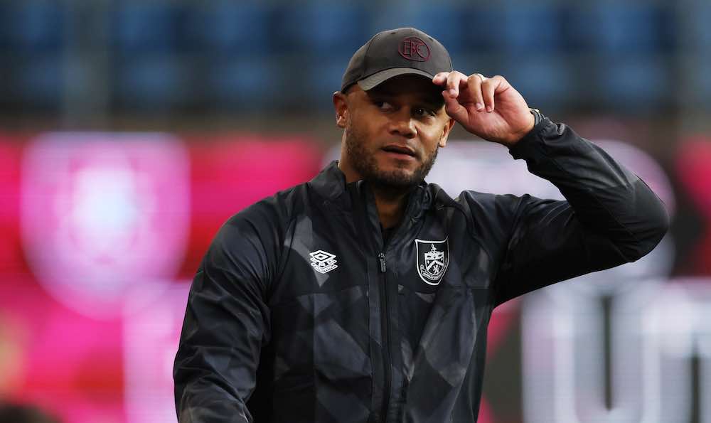 Burnley consider two Championship coaches to replace Vincent Kompany