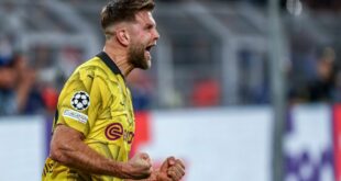 Dortmund creeps past PSG in Champions League first leg