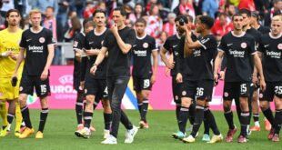 Eintracht Frankfurt may need a loss to secure Champions League