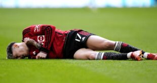 Man Utd’s 25 injured players who missed games this season