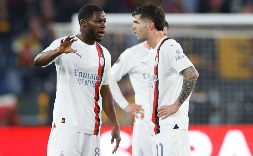 Pulisic and Musah to don different names on Milan kits