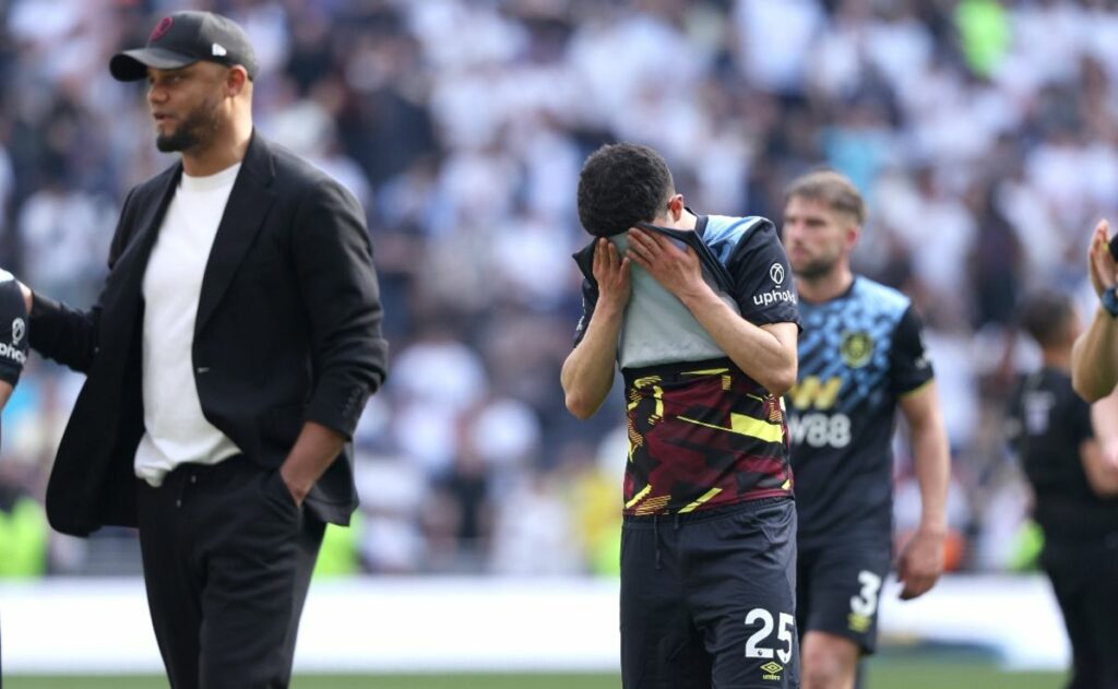 Burnley relegated from Premier League, Luton soon to follow