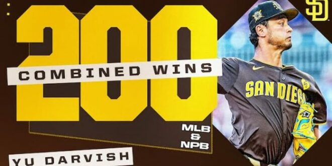 Padres’ Yu Darvish got his 200th career win on Sunday night