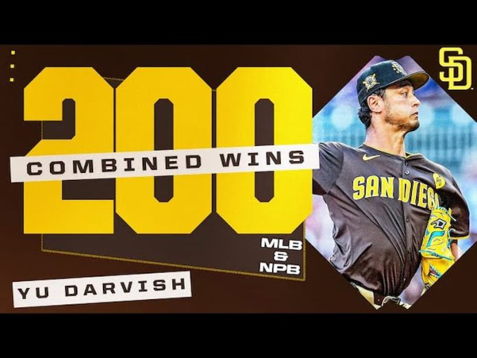 Padres’ Yu Darvish got his 200th career win on Sunday night