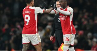 Arsenal striker Eddie Nketiah could sign for Crystal Palace or Wolves for £35 million