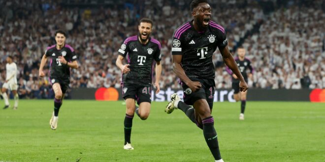 Real Madrid willing to pay €40m for Bayern Munich’s Alphonso Davies