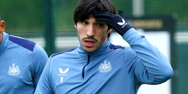 Sandro Tonali bets go public as Italian takes action to repay Newcastle United