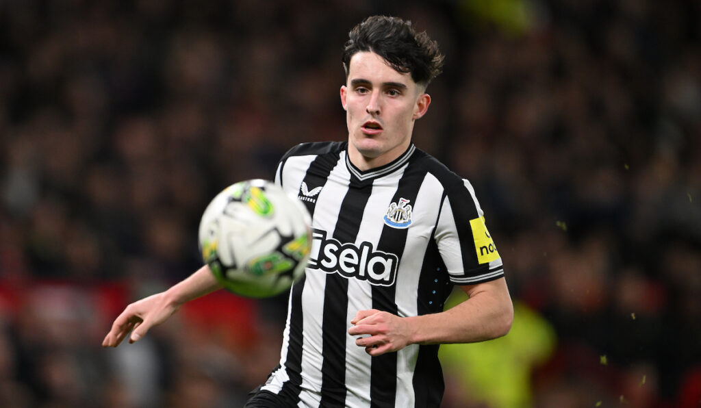 Newcastle United’s right-back Tino Livramento received high praise by Chris Sutton for his performance against Burnley