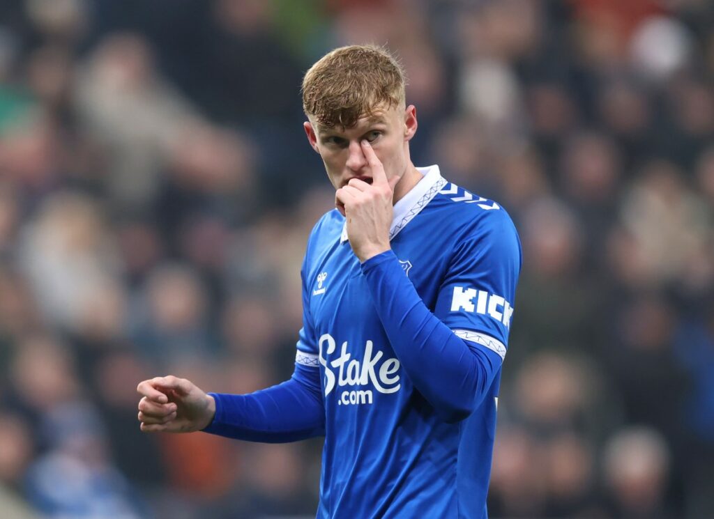 Everton defender Jarrad Branthwaite has “a lot of potential”