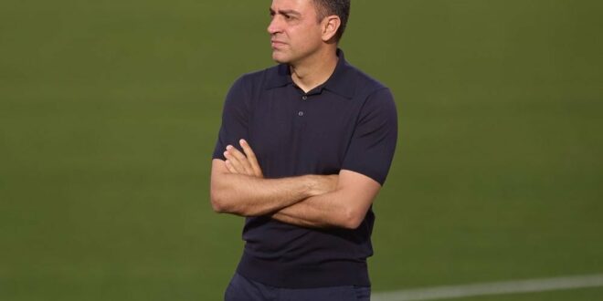 Xavi ‘displeased’ by Barcelona president’s comments but will not respond – report