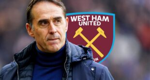 Julen Lopetegui wants to address position at West Ham with Dutch star