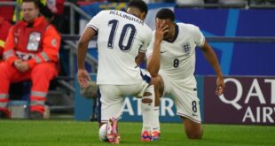 Early Bellingham goal separates England and Serbia