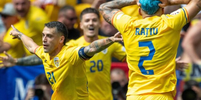 Romania erupts for three goals in stunning win over Ukraine