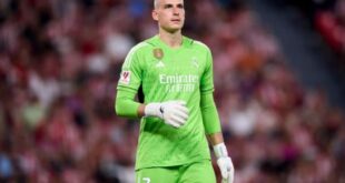 3 Premier League Clubs Interested In Real Madrid Goalie Lunin