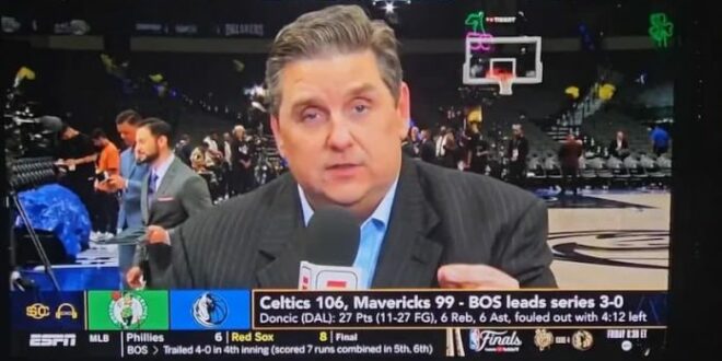 Brian Windhorst called out Luka Doncic’s defense in the Finals