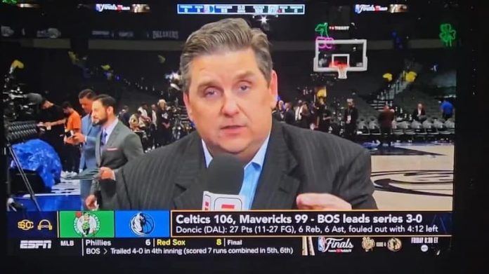 Brian Windhorst called out Luka Doncic’s defense in the Finals