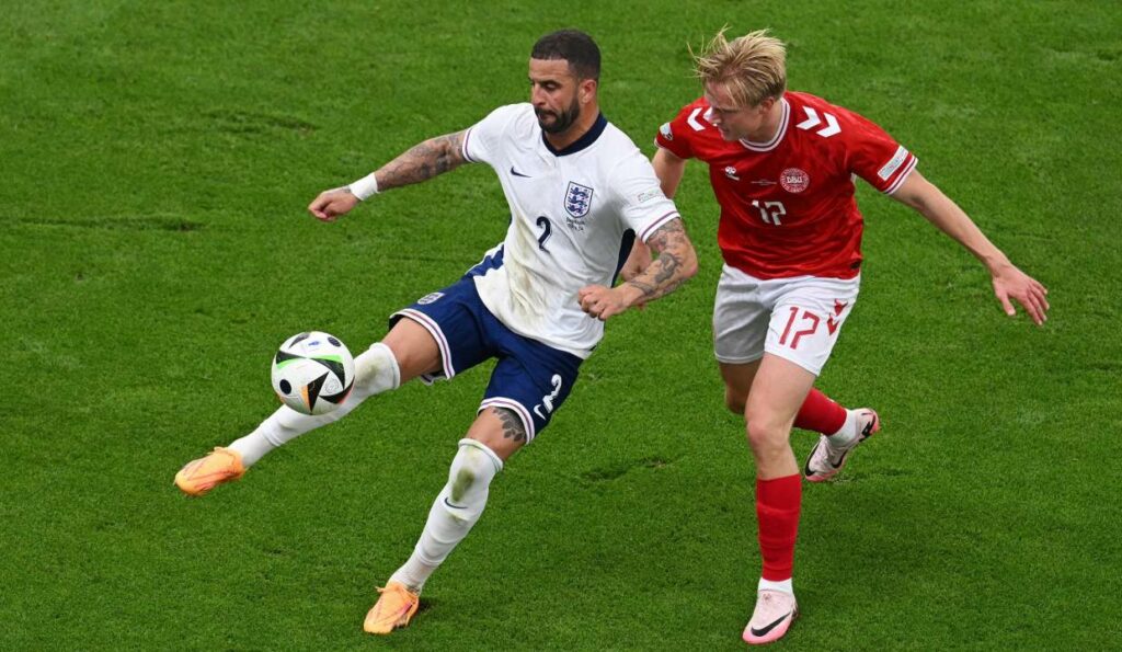 Three Lions Struggle In Second Successive EURO Clash