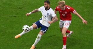 Three Lions Struggle In Second Successive EURO Clash