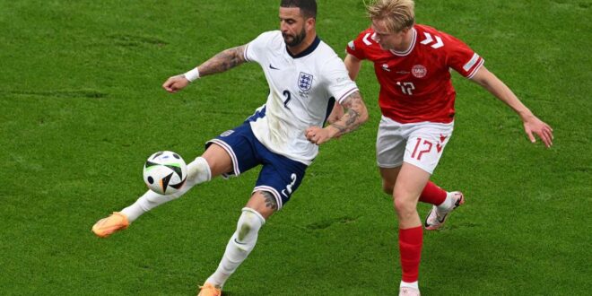 Three Lions Struggle In Second Successive EURO Clash