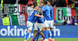 Italy overcome fast starting Albania to open title defence