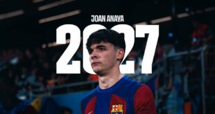 Barcelona renew the contract of 19-year-old academy right-back until 2027