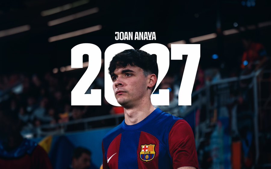 Barcelona renew the contract of 19-year-old academy right-back until 2027