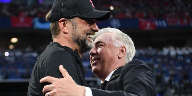 Carlo Ancelotti reveals the reason behind Jurgen Klopp quitting Liverpool