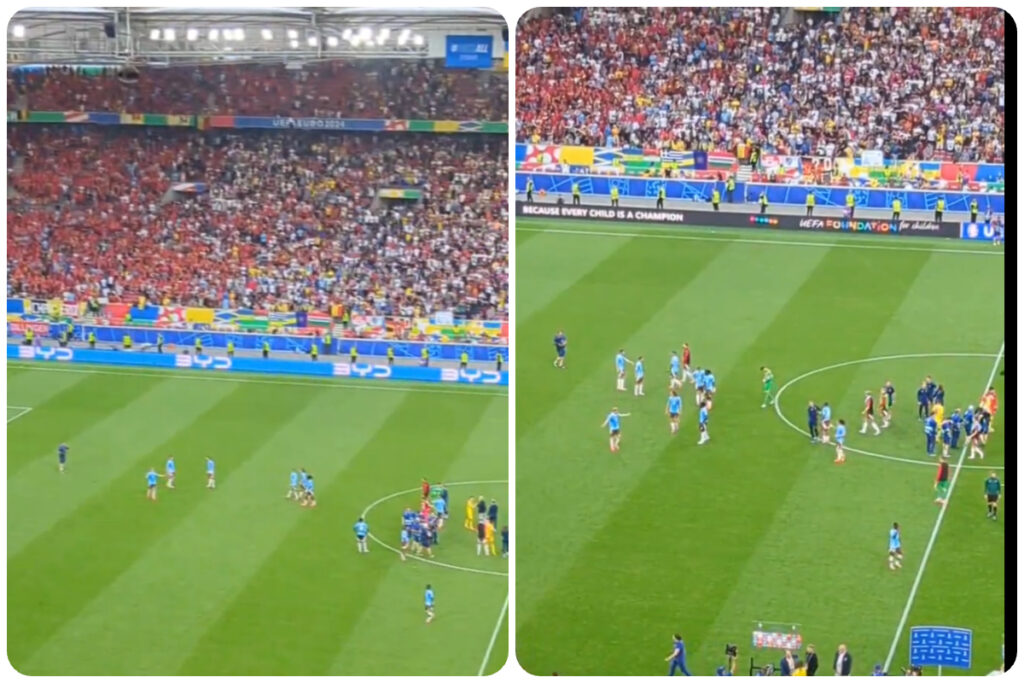 Man City’s Kevin De Bruyne stops teammates from applauding fans