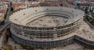 Valencia progress financing of stalled Nou Mastella stadium build